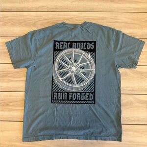 LGND Supply Co Real Builds T-Shirt Blue Various Sizes NWT
